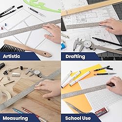 Pacific Arc 18 Inch Stainless Steel Ruler with