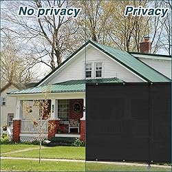 ECOOPTS 5'Hx137'L Privacy Fence Set with Poles and