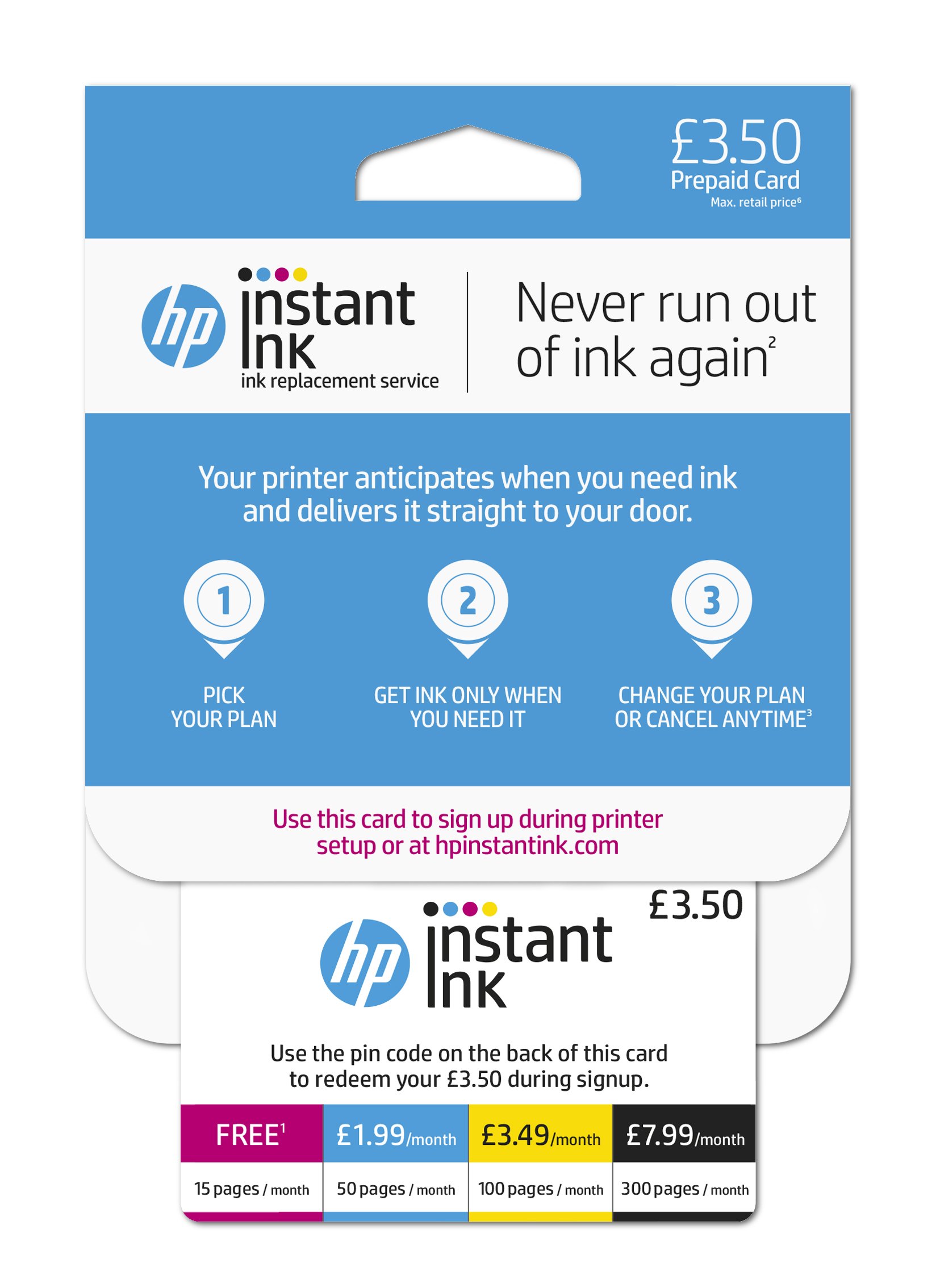 hp ink rollover pages