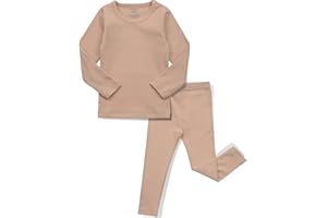 AVAUMA Baby Boys Girls Pajama Set Kids Toddler Snug fit Basic Cotton Sleepwear pjs for Daily