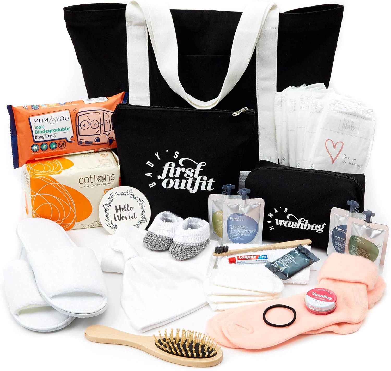 mum and baby hospital bag