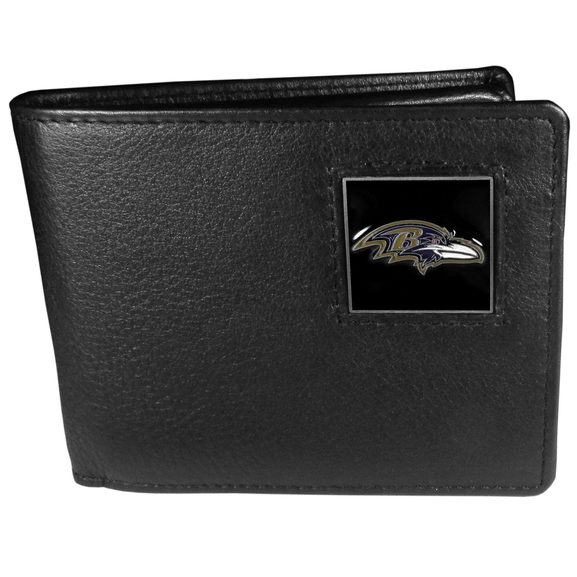 Siskiyou Sports NFL Baltimore Ravens Leather Bi-fold Wallet