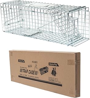 D4P Display4top Große Marderfalle, einfach zu fangen | Wetterfeste, robuste Lebendfalle | Falle für Marder, Katze | Lebend Kaninchenfalle Katzenfalle, Marderfallen (61 x 18 x 21cm)