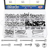 Glarks 285Pcs #8 x