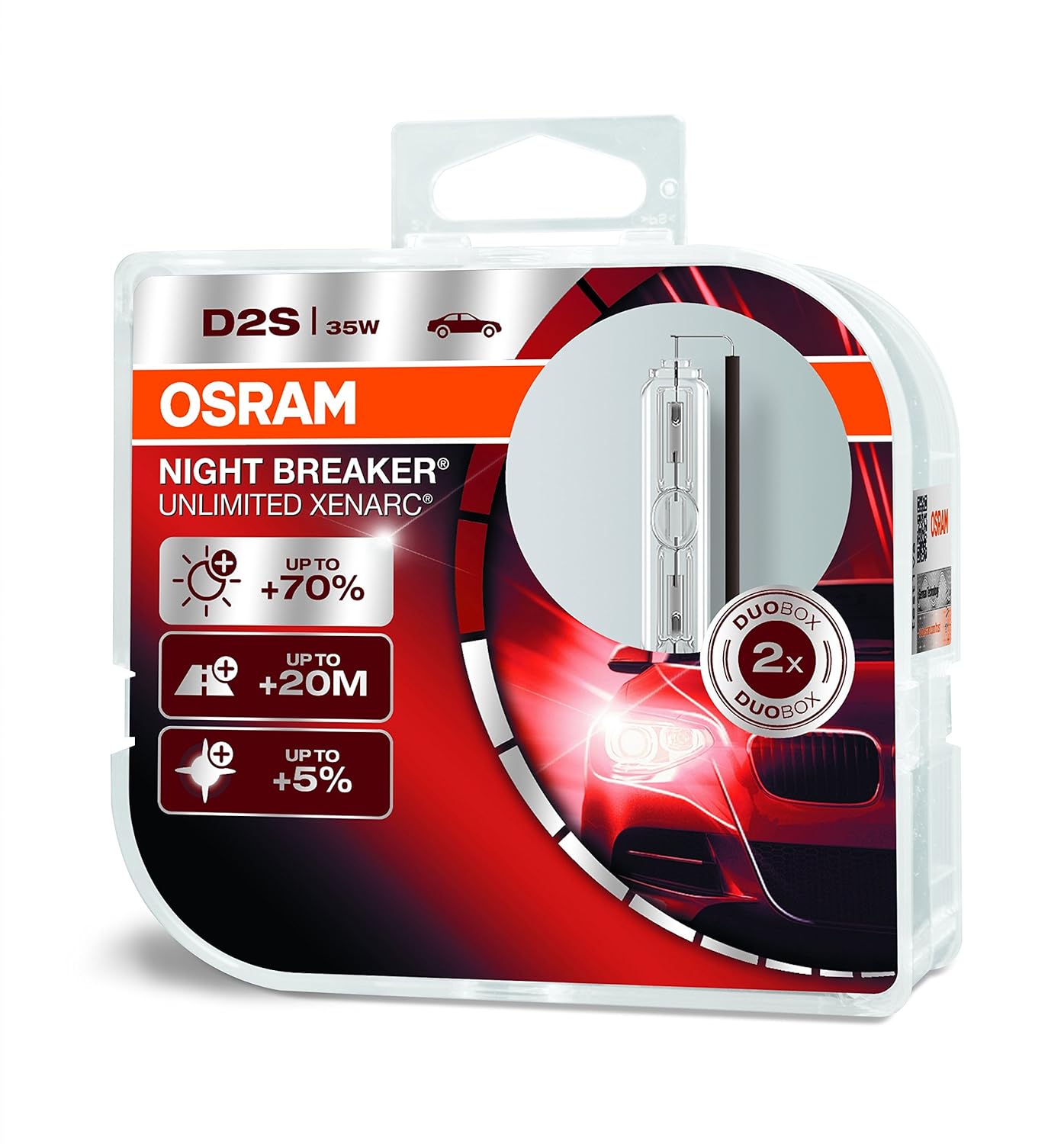 OSRAM Xenarc Night Breaker Unlimited D2S (Twin Pack) 66240XNBHCB, Headlight Bulbs Amazon Canada