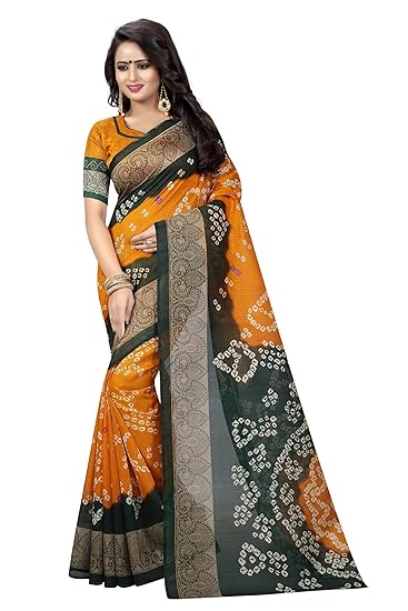art silk with Blouse Piece Saree