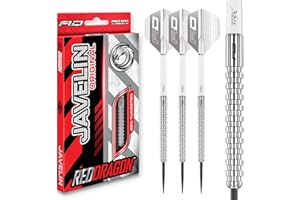 Red Dragon Javelin 20g, 22g, 24g Tungsten Steel Darts with Flights and Stems