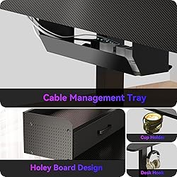 WALKINGDESK 63 Inches Height Adjustable L Shaped