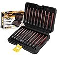 ELEAD Extra-Long Allen Hex Bit Socket Set: 20-Piece 3/8 Inch Drive, S2 Steel, Standard SAE & Metric (1/8-Inch - 7/16-Inch, 3-12mm) for Impact Drills and Ratchet Wrenches