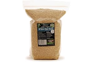White Oat Seed by Eretz - CHOOSE SIZE! Oregon Grown, State Certified Oat Grains- No Fillers, No Coatings, No Weed Seeds (3lb)