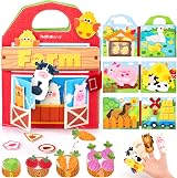 Hahaland Montessori Busy Book 15-in-1 Sensory Board for Toddlers 1+ Year view 1