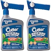 Cutter Backyard Bug Control Spray Concentrate (2 Pack), Kills Mosquitoes, Fleas & Listed Ants, 32 fl Ounce