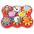 Learning Resources Build & Spin: Farm Friends, Fine Motor Toy, 17 Piece Set, Ages 2+