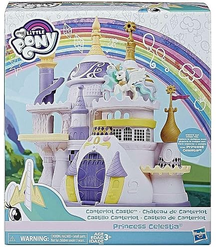 My Little Pony Ponyville Twirlin' Runway Styles Mit Rainbow Dash – Spielset Mit Drehbarem Laufsteg & Style-Accessoires