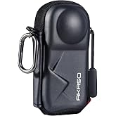 AKASO 360 Camera Carrying Case Portable Small Storage Bag | Hard Shell Travel Protector Cover Shockproof Pressure-Resistant Scratch-Proof Quick-Access Design Lightweight