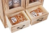 BRUBAKER 15 Piece Beauty Wellness Gift Set Coconut Strawberry Wood Cabinet view 6