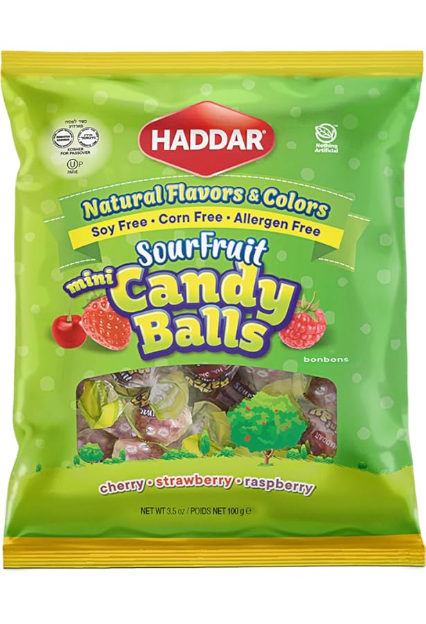 Amazon.com : Haddar Sour Fruit Flavor Dye Free Hard Candy, 2.6lbs