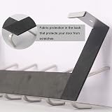 WEBI Over The Door Hook Six Hook Hanger Silver, 2 Packs view 3