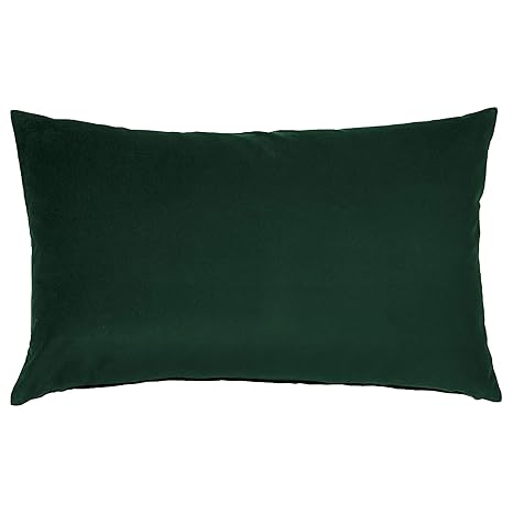 Ikea Sanela Cushion Cover Dark Green 40x65 Cm 16x26 Amazon In