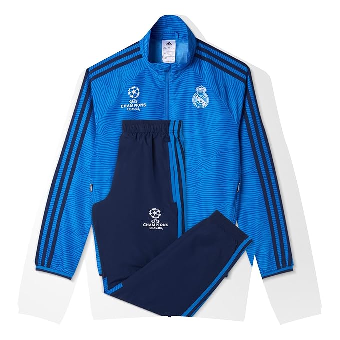 adidas Kinder Sportanzug Real Madrid Präsentation Traninsanzug