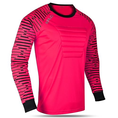 Kalci Soccer Goalie Jersey Padded Football Shirt for Adult/Kids