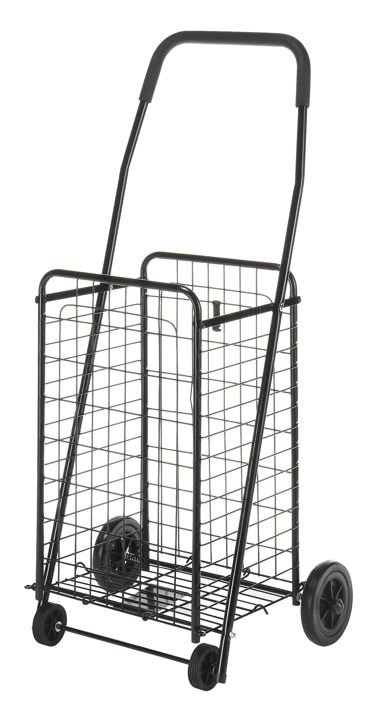 Whitmor Rolling Utility Shopping Cart, Black 38861092902 eBay