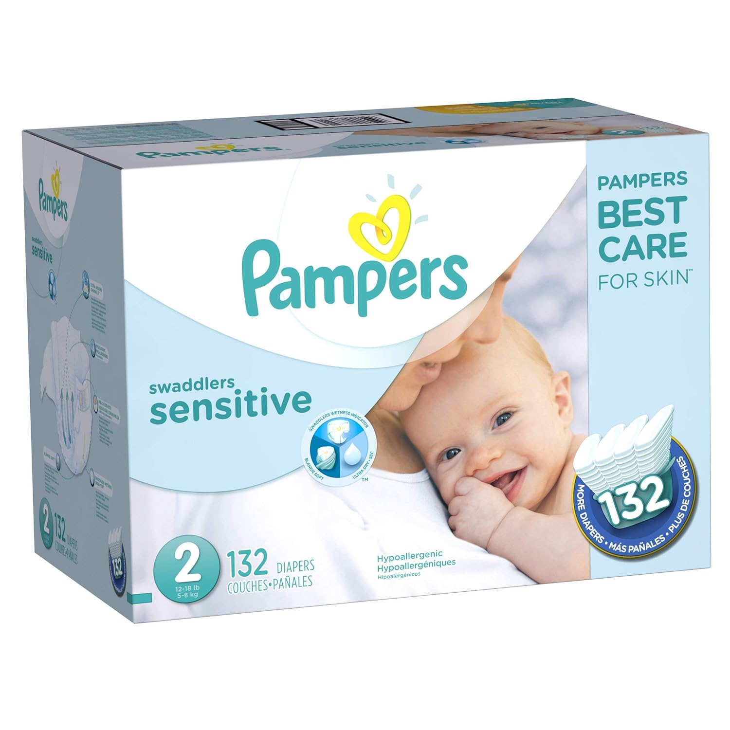 pampers swaddlers sensitive size 2