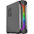 SilverStone Technology Slim Computer Case for Mini-Itx Motherboards with Integrated Addressable RGB Lighting (SST-RVZ03B-ARGB-USA)