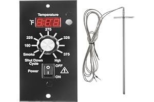 DELSBBQ Digital Thermostat Kit Replacement Parts for Traeger Wood Pellet Grills, Digital Thermometer Pro Controller, BAC236
