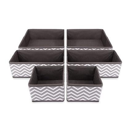 Henry And Rose Set Of 6 Drawer Organiser Wardrobe Dresser