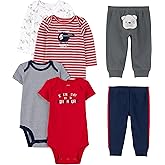 Simple Joys by Carter's unisex-baby 6-piece Bodysuits (Short and Long Sleeve) and Pants Set