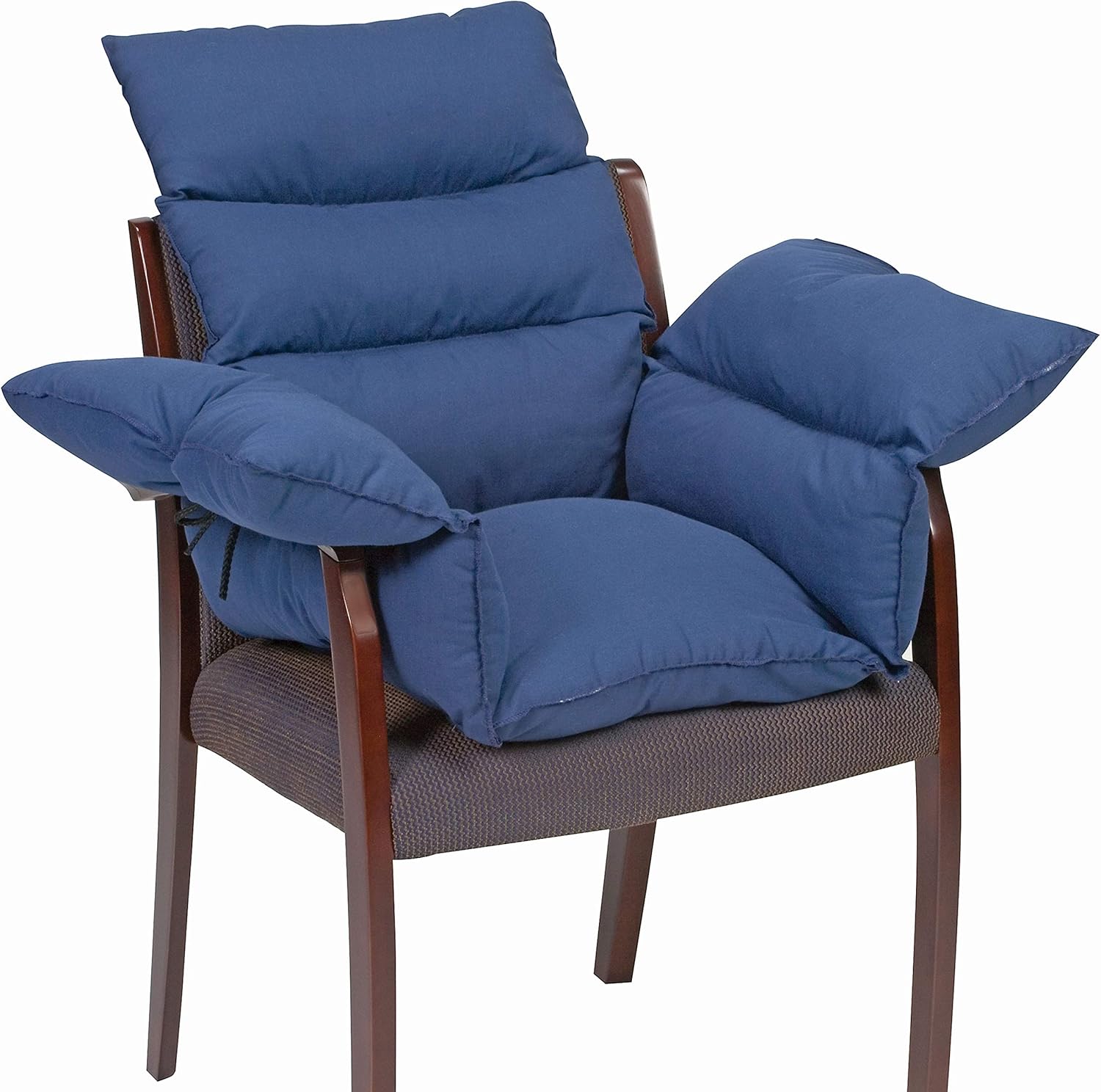 DMI Comfort Wheelchair Cushion, Wheelchair Seat Cushion, Total Wheelchair Pillow, Recliner or Chair Cushion, Navy: Health & Personal Care