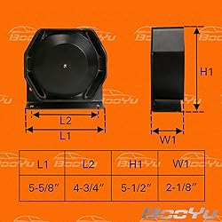 BooYu 200W Compact High-Performance PA Siren Horn