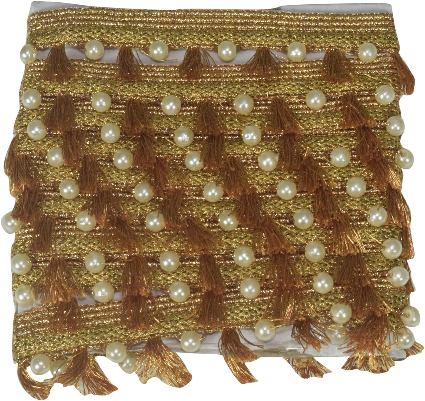 Sofias Fashion DIYPolyester Fringe Tassel Lace (3 m, Multicolour)