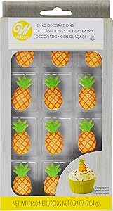 Wilton Pineapple Icing Decorations, 12 Count