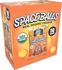Lesserevil Organic Real Cheddar Space Balls 10Ct, 6 OZ
