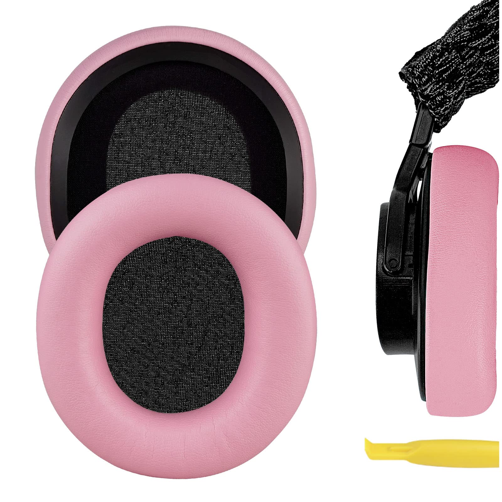 Geekria NOVA Replacement Ear Pads Compatible with SONY MDR-7506, MDR-MV1, MDR-V6, MDR-V7, MDR-M1, MDR-M1ST, MDR-CD900ST Headphones, Ear Cushions (Pink)