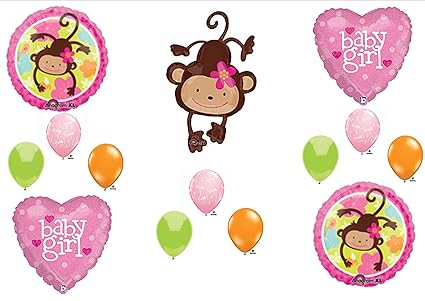 Amazon Com Mod Monkey Baby Girl Shower Balloons Decorations Amazon Com Mod Monkey Baby Girl Shower Balloons Decorations