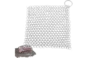 Sous Vide Chain Weight – 304 Stainless Steel 20x20cm | Full Submersion Cooking Mesh Net | Sous Vide Accessories For Healthy M