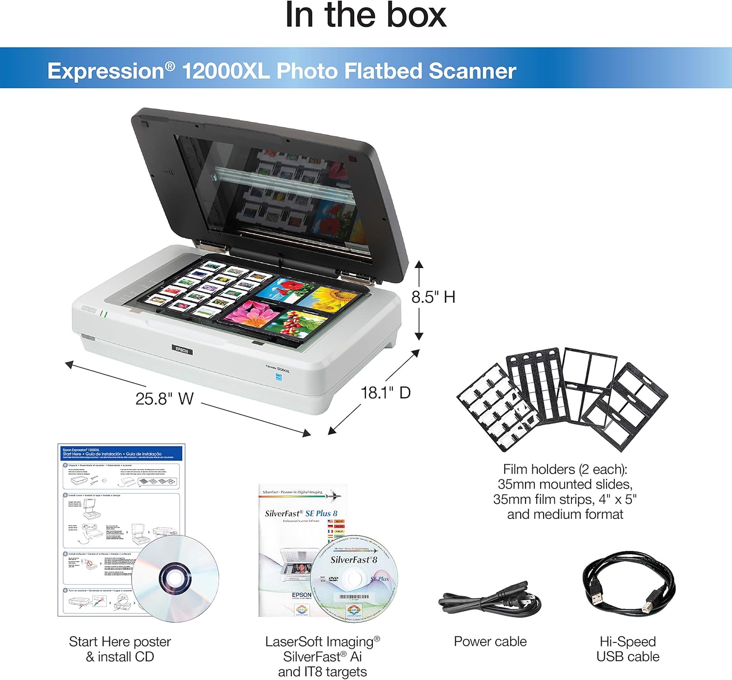 Epson Expression 12000XL-PH Flatbed Scanner: Electronics