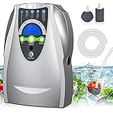 VTAR Ozone Machine, 500mg/h Multipurpose Ozone Machine Purify Air, Water, Fruits, Vegetables, Toothbrushes, Aquarium Cleaner Device in Water - Silver