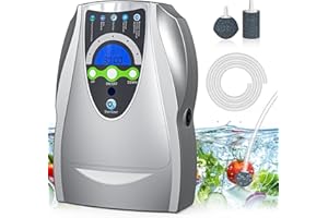 VTAR Ozone Machine, 500mg/h Multipurpose Ozone Machine Purify Air, Water, Fruits, Vegetables, Toothbrushes, Aquarium. Fruit Cleaner Device in Water