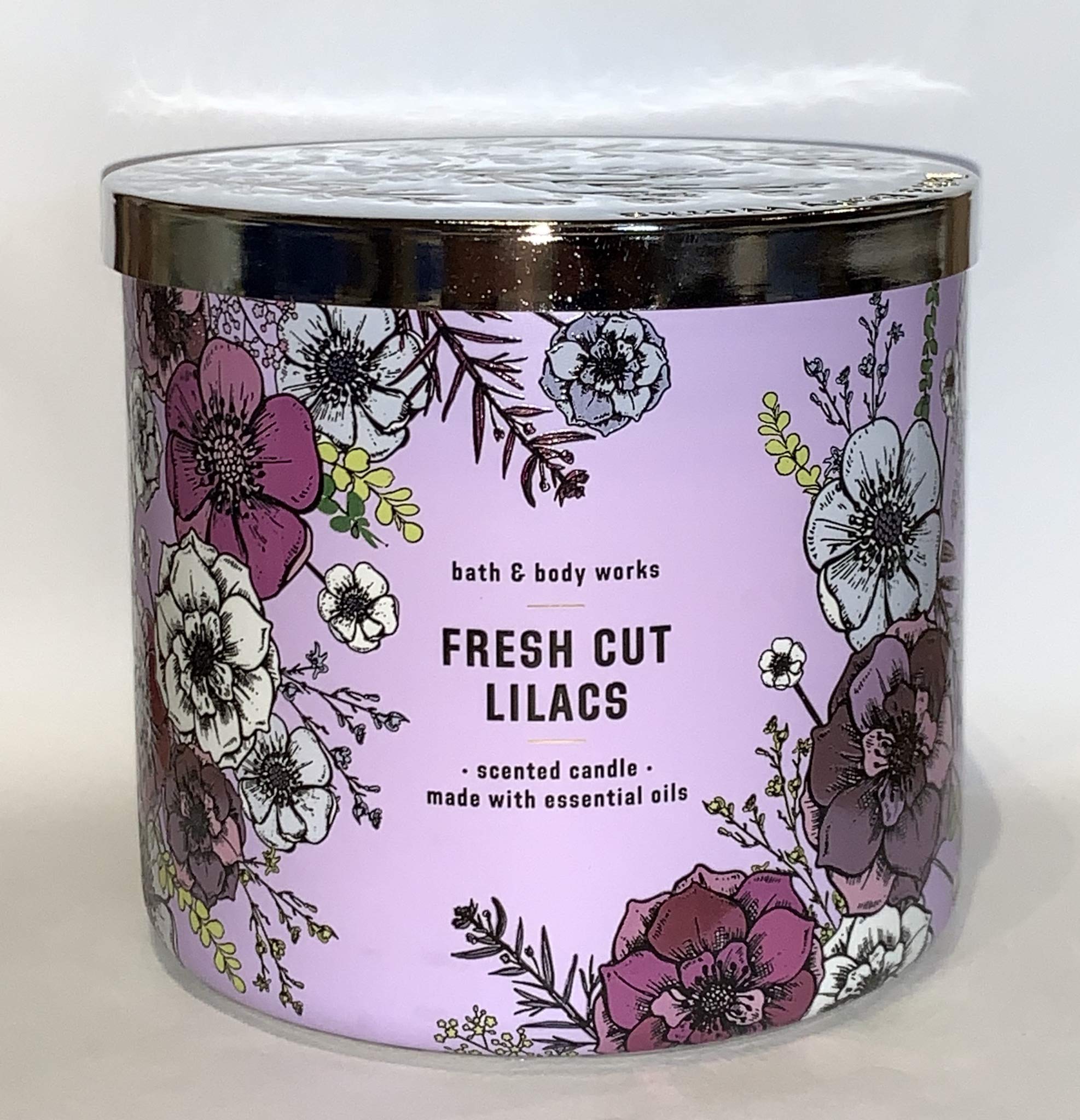 Photo 1 of Fresh Cut Lilacs 3 Wick Candle 14.5 oz. New 2020