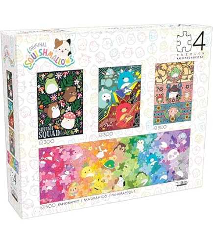 Ravensburger 1000 Piece Squishmallows Puzzle - Challenge Puzzle For Adults & Teens