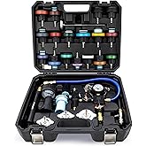 Mishimoto MMTL-CPT-28 Coolant Pressure Tester and Vacuum Refill Kit, 28-Piece Universal Fit, Black