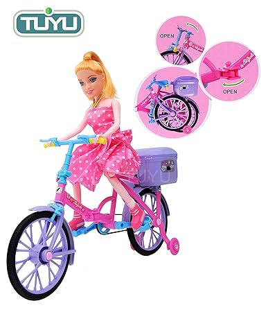 barbie doll with cycle