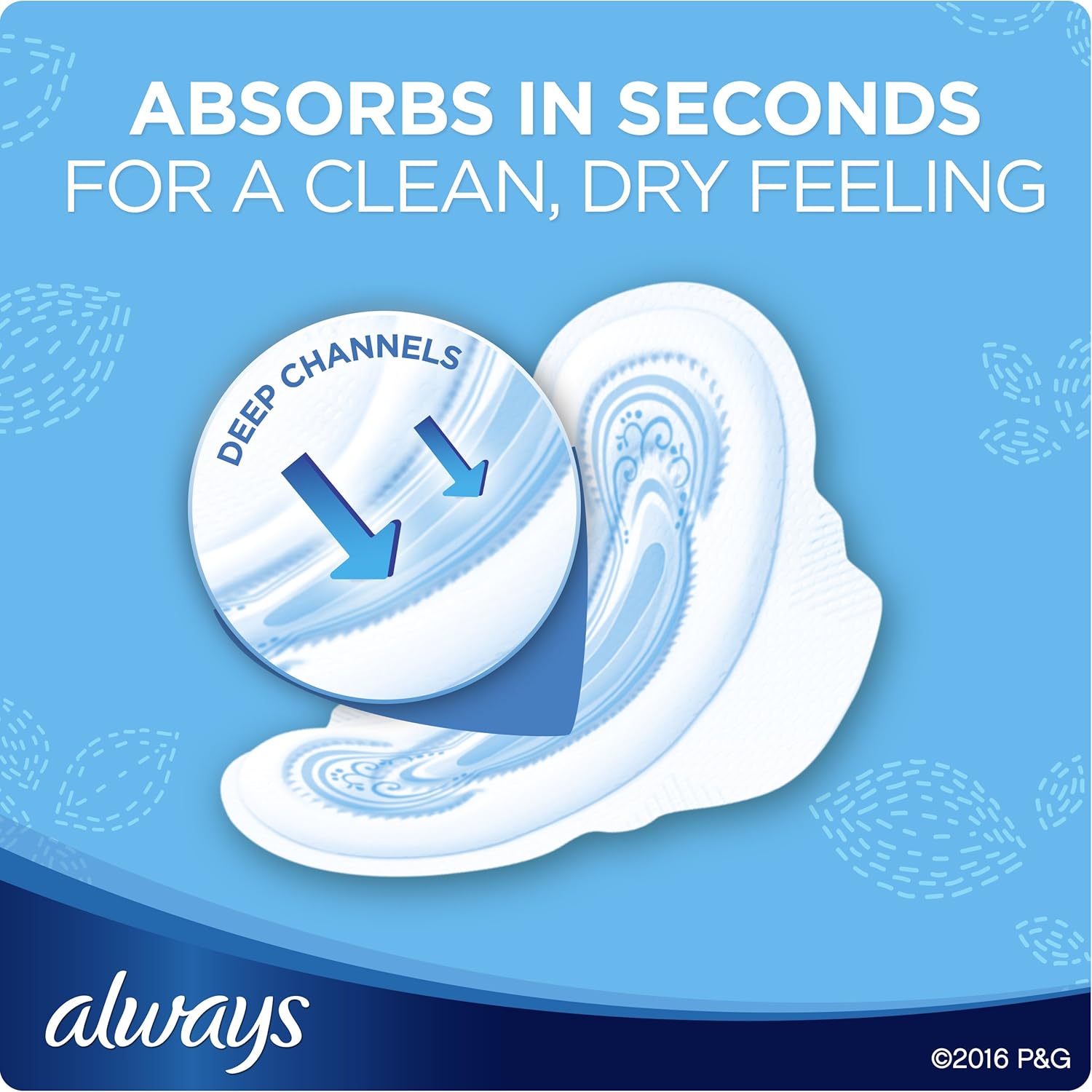 Always Maxi Feminine Pads with Wings for Women, Size 2, Long Super Absorbency, Unscented, 60 Count - Pack of 3 (180 Count Total): Health & Personal Care