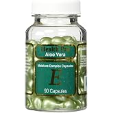 Aloe Vera &amp; Vitamin E Skin Oil, 90 green Capsules