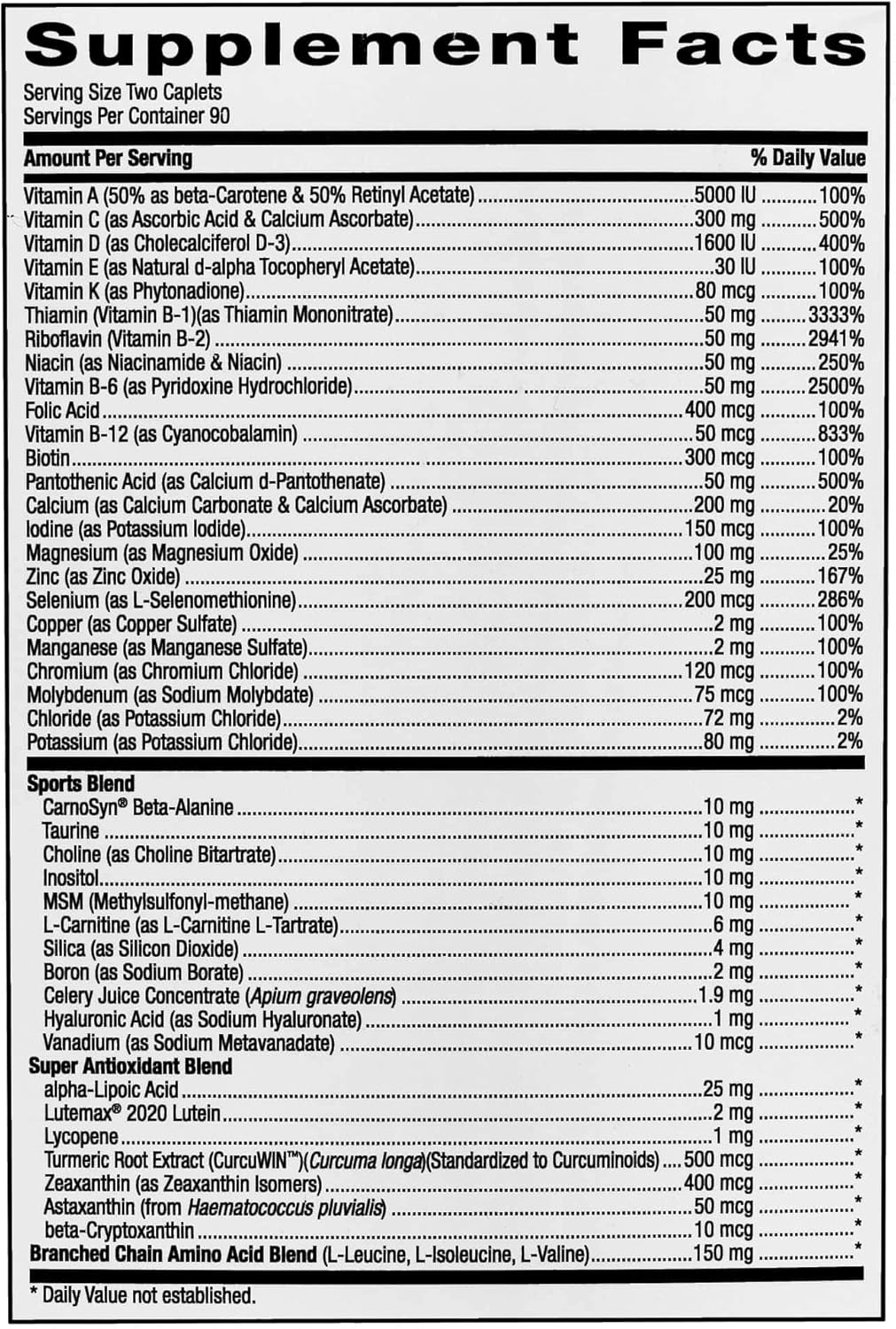 GNC Mega Men Sport Daily Multivitamin for Performance, Muscle Function, and General Health -180 Count: Health & Personal Care