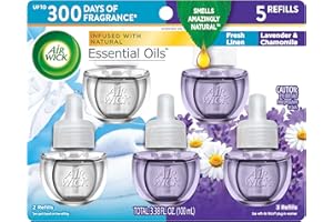 Air Wick Scented Oils 0+5 MIXED Fresh Linen & Lavender